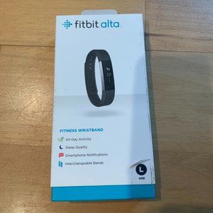 New in Box Fitbit Alta Size L Black